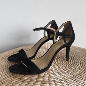 MICHAEL Michael Kors Simone Mid Suede Ankle Strap Sandals